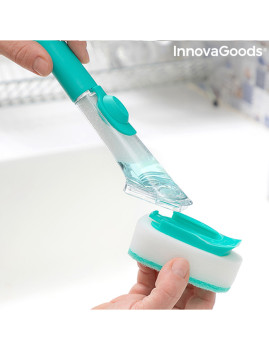 imagem de Escova-Esfregão C/ Punho e Dispensador Detergente Cleasy InnovaGoods4