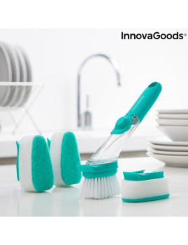 imagem de Escova-Esfregão C/ Punho e Dispensador Detergente Cleasy InnovaGoods3
