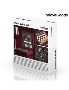 imagem grande de Conjunto de Acessórios para Vinho e Xadrez InnovaGoods (37 Peças)3
