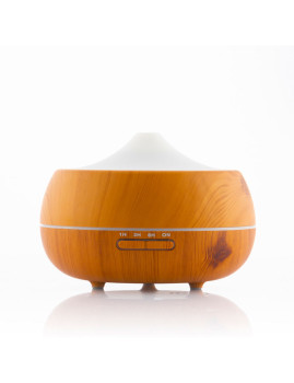 imagem de Humidificador Difusor de Aromas LED Wooden-Effect InnovaGoods7