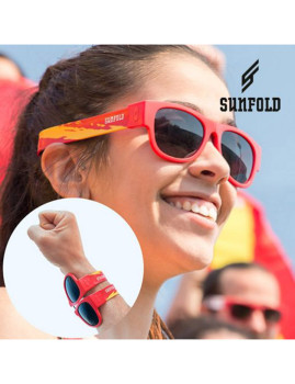 imagem grande de Óculos de Sol Enroláveis Sunfold Spain Red1