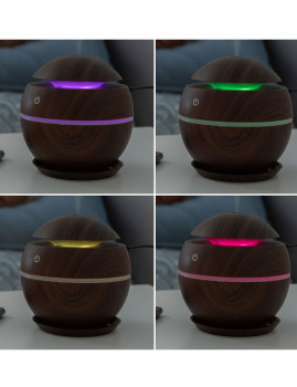 imagem de Mini-Humidificador Difusor de Aromas Dark Walnut InnovaGoods4
