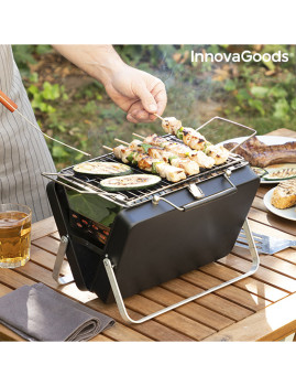 imagem de Mala Churrasqueira a Carvão Portátil e Dobrável Handy·q InnovaGoods1