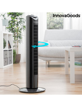 imagem de Ventilador Torre InnovaGoods 80 cm 50W Preto3