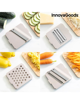 imagem de Cortador de Verduras, Ralador e Mandolina com Receitas e Acessórios 7 em 1 Choppie Expert InnovaGoods5