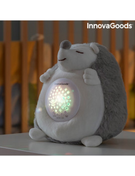 imagem de Porco-Espinho de Peluche com Ruído Branco e Projetor de Luz de Presença Spikey1