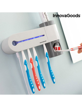 imagem grande de Esterilizador UV de Escovas de Dentes com Suporte e Dispensador de Pasta de Dentes Smiluv InnovaGoods4