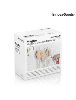 imagem grande de Suportes Adesivos Magnéticos de Bambu Magbu  Pack de 3 uds10