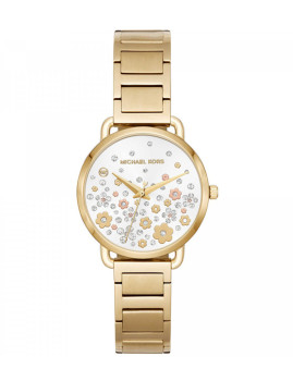 imagem de Relógio Senhora Dourado E Branco 1