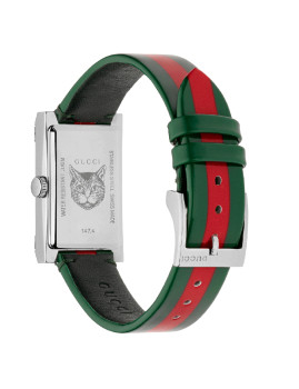 imagem grande de Relógio Senhora G-Frame Verde e Vermelho2