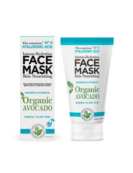 imagem grande de Ácido Hialurónico Intense-Hydration Face Máscara Organic Avocado 50 Ml1