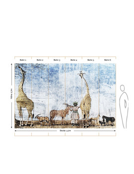 imagem grande de Mural Giraffen 2