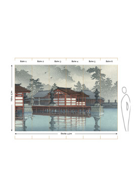 imagem grande de Mural Japanischer Tempel 2