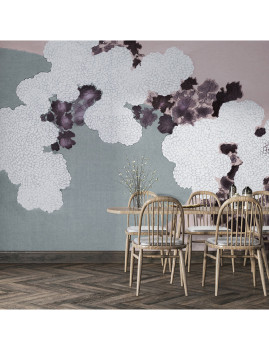 imagem de Mural Chrysanthemen Rosa1