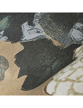 imagem grande de Mural Chrysanthemen Grau4