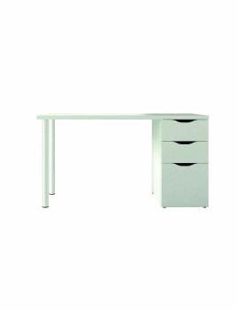 imagem de Mesa de Escritório Sansa Reversível Branco3