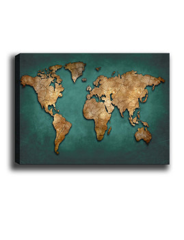 imagem grande de Tela Mapa Mundo1