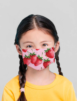 imagem de Máscara Lavável Strawberry Kids1