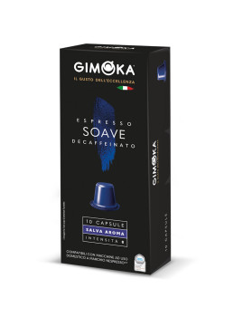 imagem grande de Pack 5 GIMOKA Nespresso 10 Cápsulas Café Soave Decaffeinato 55 g.2
