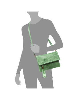 imagem de Bolsa em couro Verde4