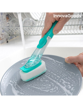 imagem de Escova-Esfregão C/ Punho e Dispensador Detergente Cleasy InnovaGoods2