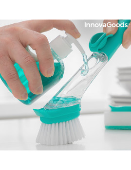 imagem de Escova-Esfregão C/ Punho e Dispensador Detergente Cleasy InnovaGoods5
