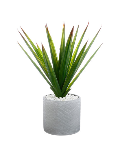 imagem de Aloe Vera Artificial E Vaso De Cerâmica Com Altura 49Hello Garden1