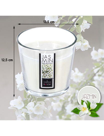 imagem de Conjunto De 3 Velas Perfumadas D.13,5 Cm. Aromas De Rosa, Frutas Vermelhas E Framboesa4