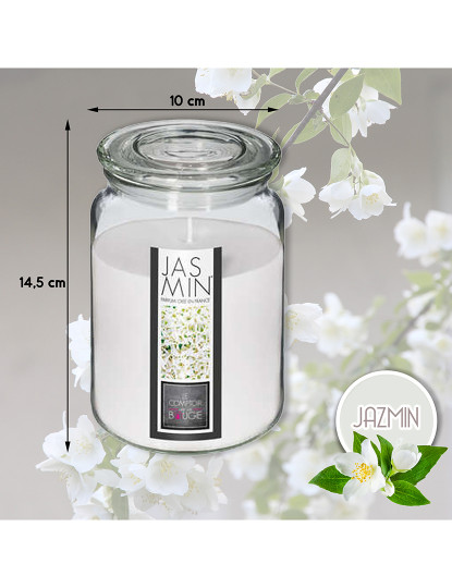 imagem de Conjunto De 3 Velas De Vidro Perfumadas Com Aromas De Jasmim, Baunilha E Flor De Tiare2