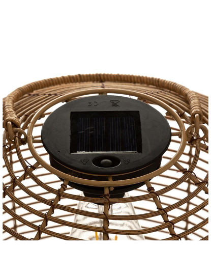 imagem de Lâmpada Solar De Rattan H.30Cm4