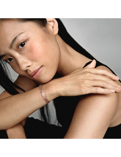 imagem de Pulseira Senhora Dourado Rosa3