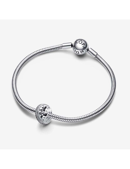 imagem de Charm Pandora Signature Prateado e Branco3