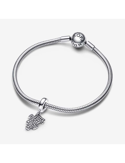 imagem de Charm Pandora Moments Prateado e Branco4