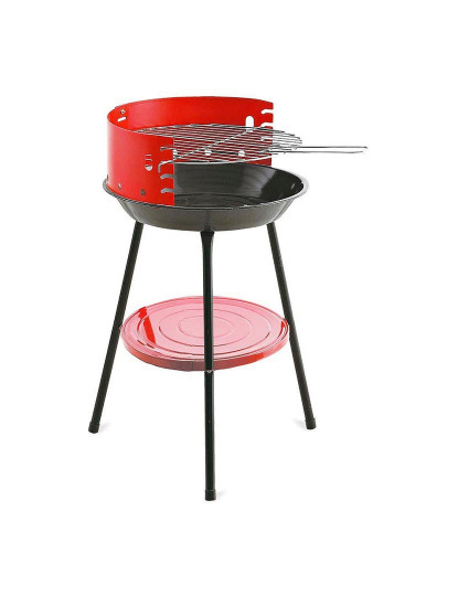 imagem de Barbecue Redonda Vermelho Grelhador1