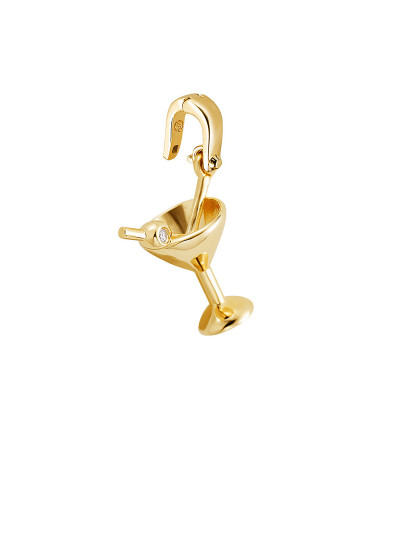 imagem de Pendente Martini Charm Dourado2