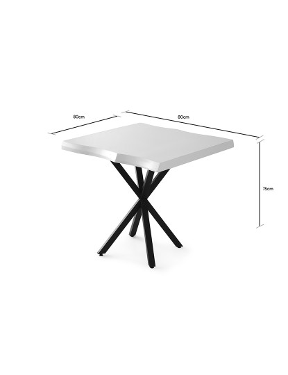 imagem de Mesa Jantar Safir Branco5