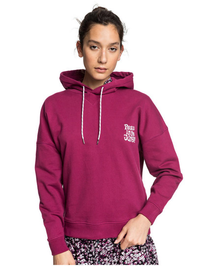 imagem de Sweatshirt Quiksilver Senhora Boxy Rosa1