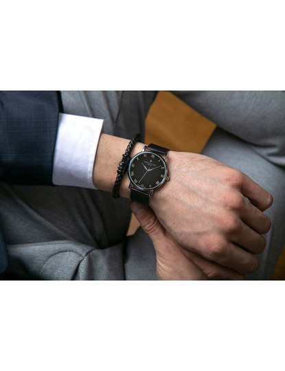 imagem de Pulseira Philip Blanc Homem Preto2