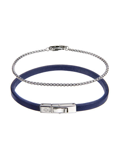 imagem de Pulseira Philip Blanc Homem Azul Escuro e Prateado1