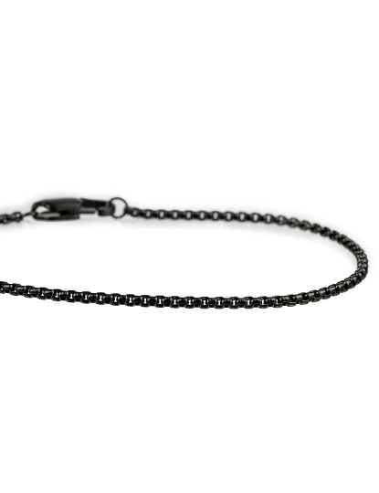 imagem de Pulseira Philip Blanc Homem Preto e Prateado3