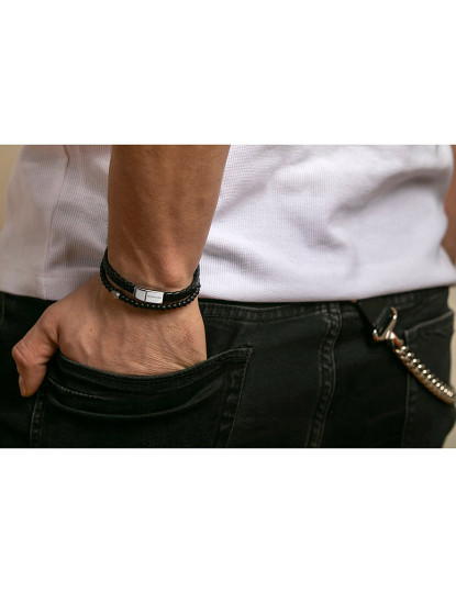 imagem de Pulseira Philip Blanc Homem Preto2