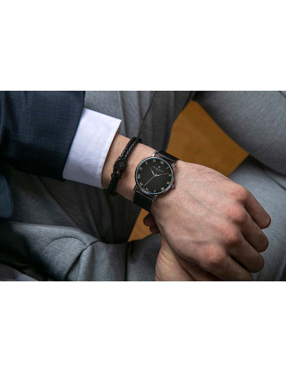 imagem de Pulseira Philip Blanc Homem Preto2