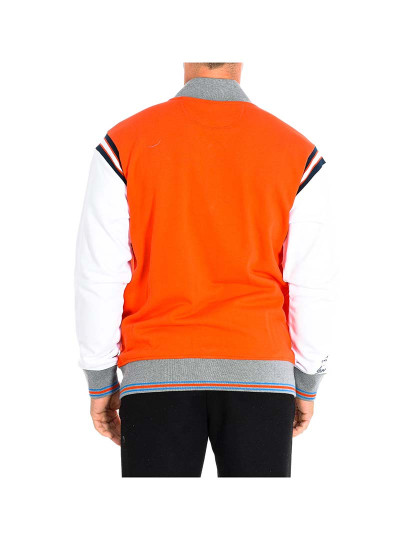 imagem de Sweatshirt Homem Laranja e Branco2