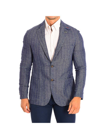 imagem de Blazer American Homem Azul Marmorizado1