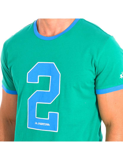 imagem de T-Shirt Homem Verde e Azul2