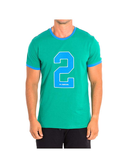 imagem de T-Shirt Homem Verde e Azul1