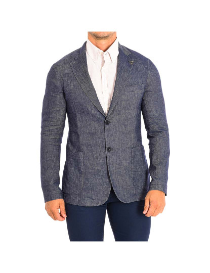 imagem de Blazer American Homem Azul Marmorizado1