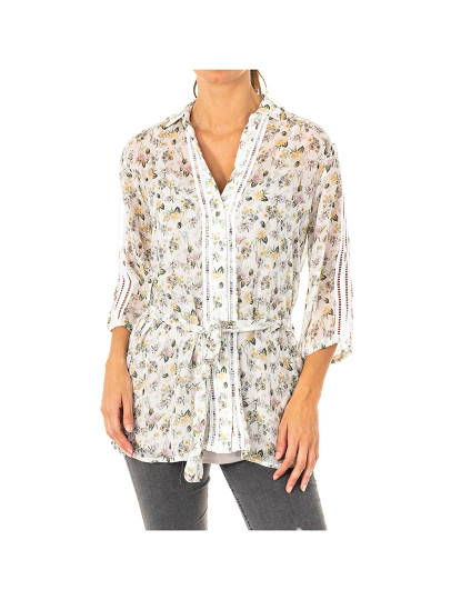 imagem de Camisa Senhora Beige-multicolor2