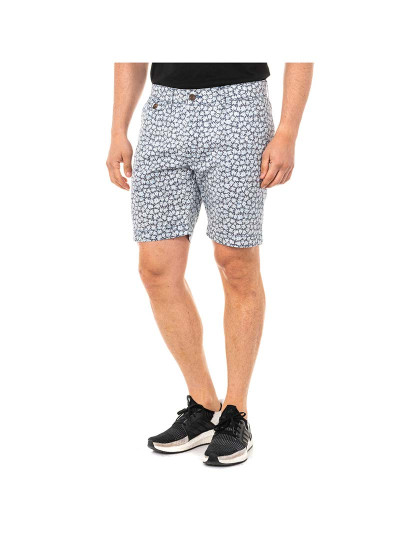 imagem de Bermudas Homem Azul-Branco2