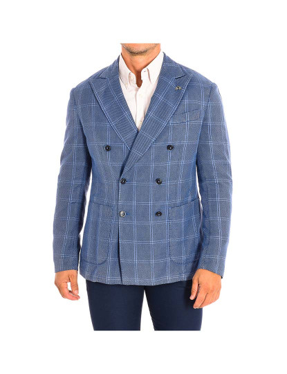 imagem de Blazer American Homem Xadrez Azul1